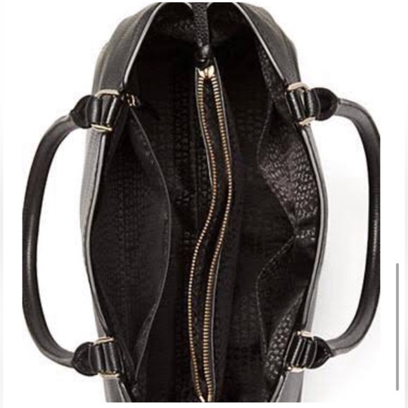 Kate Spade Jenner McCall Street Black Pebbled Leather Satchel - Picture 4 of 14